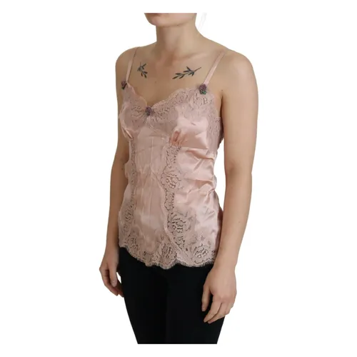 Tops > Sleeveless Tops - - Dolce & Gabbana - Modalova