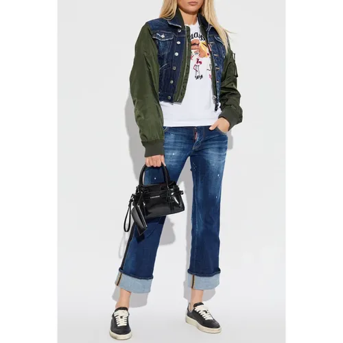 Jackets > Denim Jackets - - Dsquared2 - Modalova