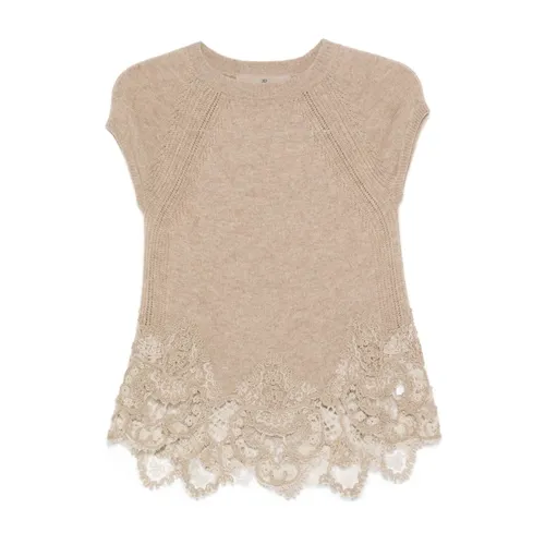 Knitwear > Round-neck Knitwear - - Ermanno Scervino - Modalova