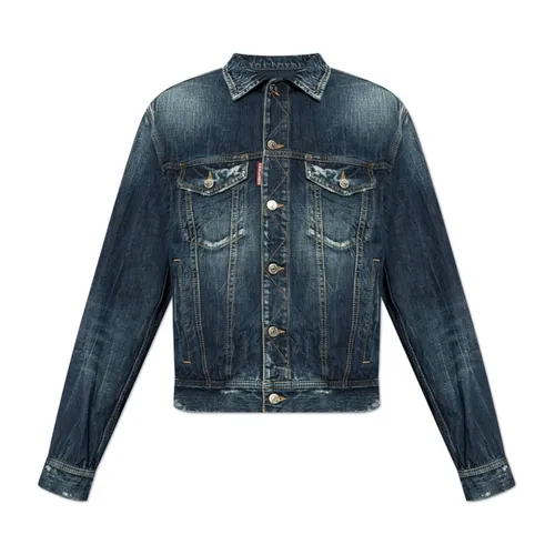 Jackets > Denim Jackets - - Dsquared2 - Modalova