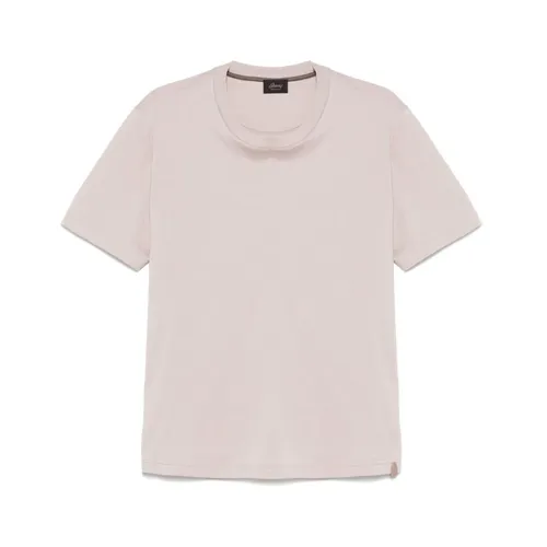 Brioni - Tops > T-Shirts - Brown - Brioni - Modalova