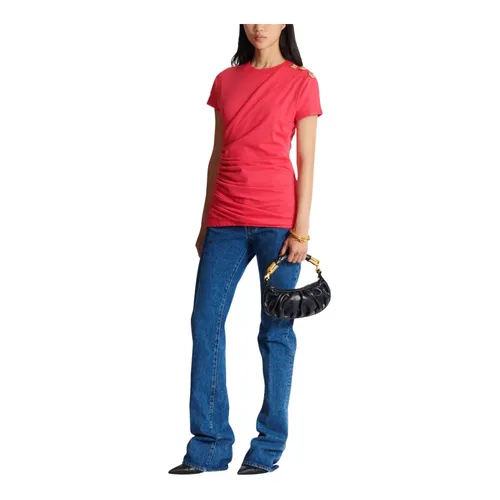 Balmain - Tops > T-Shirts - Pink - Balmain - Modalova