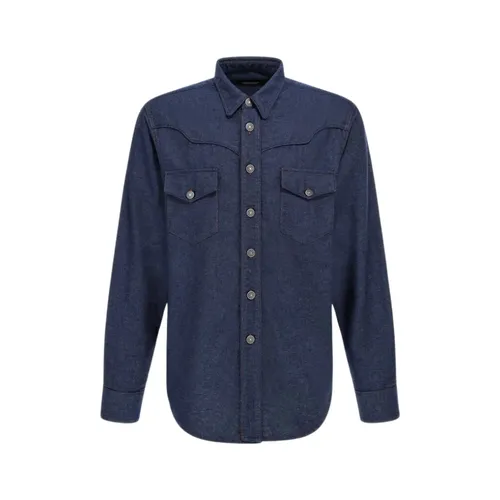 Shirts > Denim Shirts - - Roberto Cavalli - Modalova