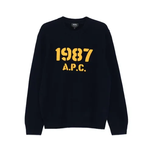 Knitwear > Round-neck Knitwear - - A.p.c. - Modalova
