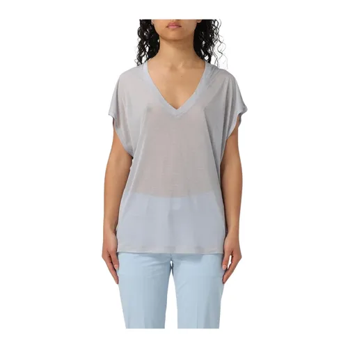 Dondup - Tops > T-Shirts - Gray - Dondup - Modalova