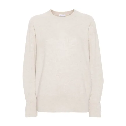 Knitwear > Round-neck Knitwear - - Brunello Cucinelli - Modalova