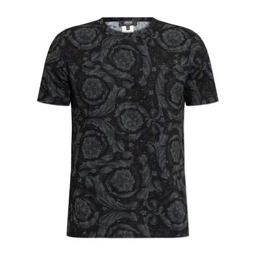 Versace - Tops > T-Shirts - Black - Versace - Modalova