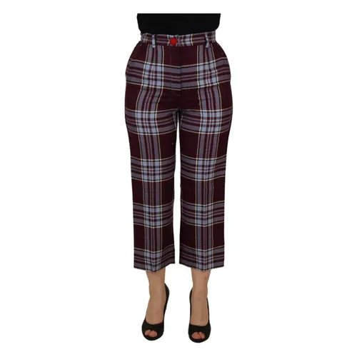 Trousers > Cropped Trousers - - Dolce & Gabbana - Modalova