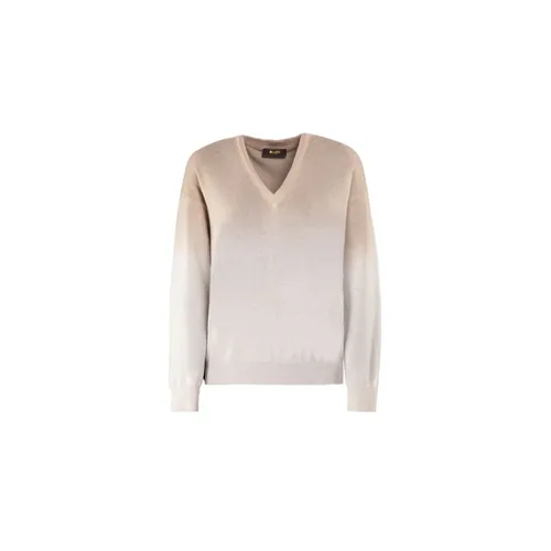 Knitwear > V-neck Knitwear - - Moorer - Modalova