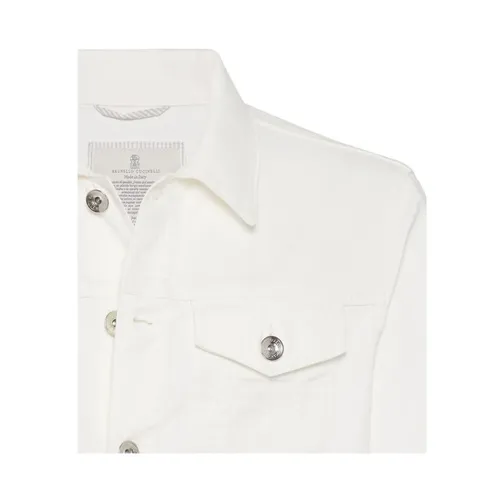 Jackets > Denim Jackets - - Brunello Cucinelli - Modalova