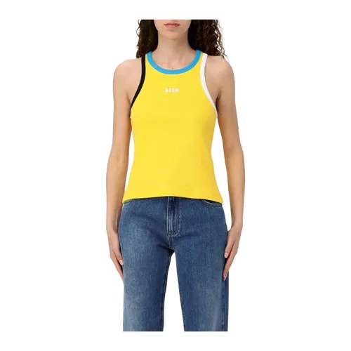 Tops > Sleeveless Tops - - Msgm - Modalova