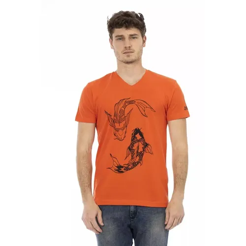Trussardi - Tops > T-Shirts - Red - Trussardi - Modalova