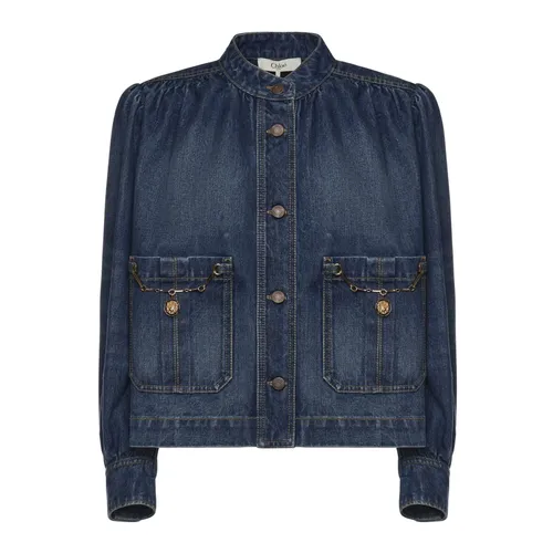 Jackets > Denim Jackets - - Chloé - Modalova