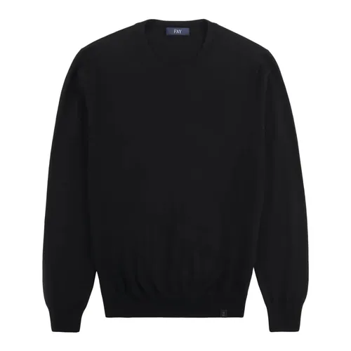 Knitwear > Round-neck Knitwear - - Fay - Modalova