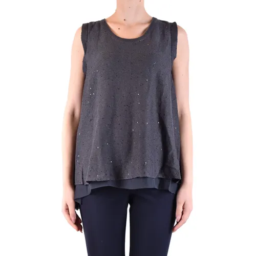 Tops > Sleeveless Tops - - Brunello Cucinelli - Modalova