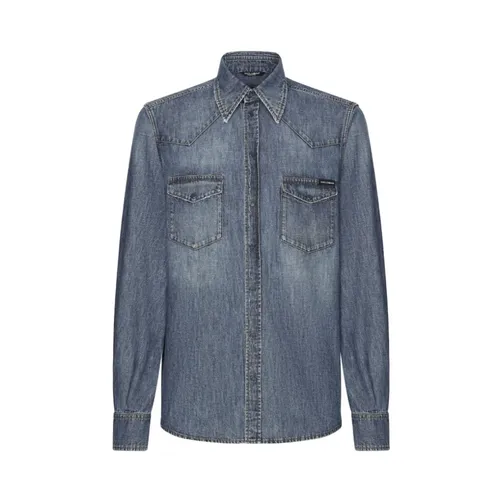Shirts > Denim Shirts - - Dolce & Gabbana - Modalova