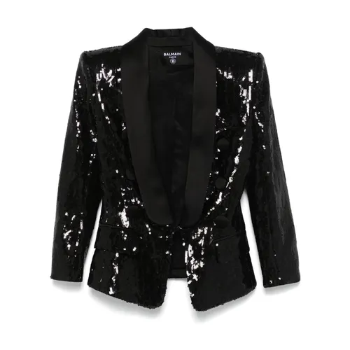 Jackets > Blazers - - Balmain - Modalova