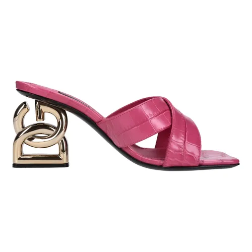 Shoes > Heels > Heeled Mules - - Dolce & Gabbana - Modalova