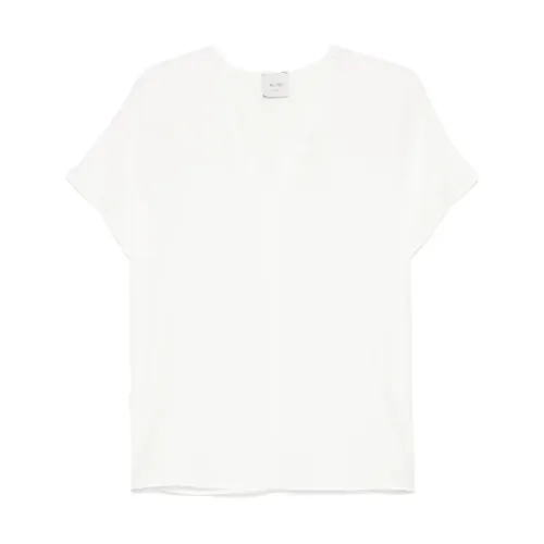 Alysi - Tops > T-Shirts - White - Alysi - Modalova