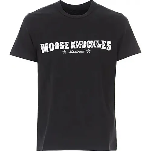 Tops > T-Shirts - - Moose Knuckles - Modalova