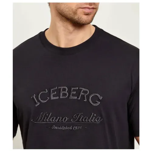 Iceberg - Tops > T-Shirts - Black - Iceberg - Modalova