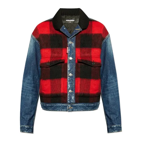 Jackets > Denim Jackets - - Dsquared2 - Modalova