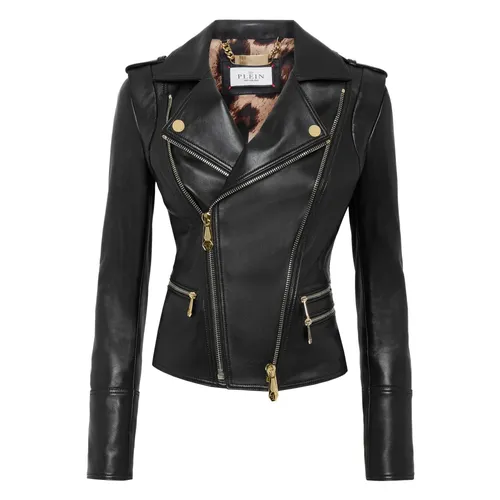 Jackets > Leather Jackets - - Philipp Plein - Modalova
