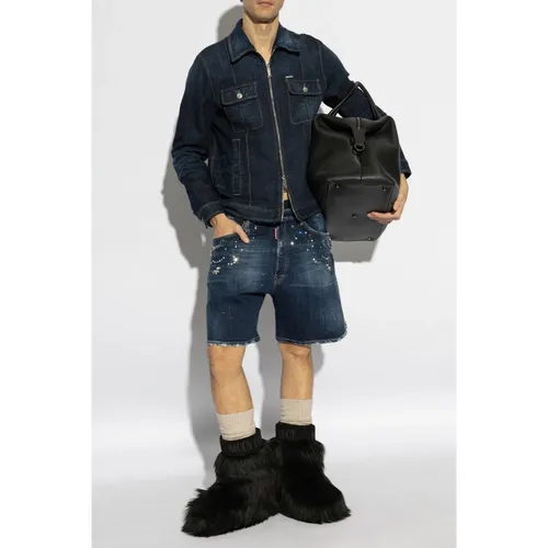 Jackets > Denim Jackets - - Dsquared2 - Modalova