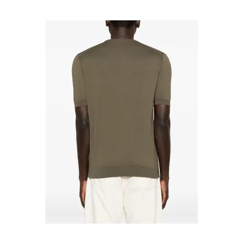 Fedeli - Tops > T-Shirts - Green - Fedeli - Modalova