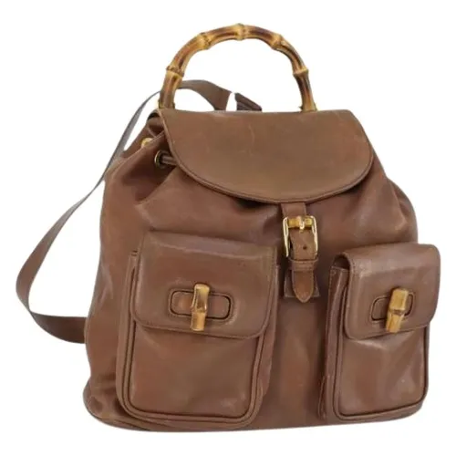 Pre-owned > Pre-owned Bags > Pre-owned Backpacks - - Gucci Vintage - Modalova