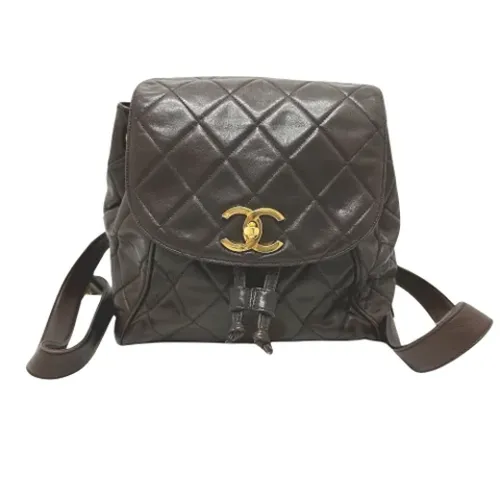Pre-owned > Pre-owned Bags > Pre-owned Backpacks - - Chanel Vintage - Modalova