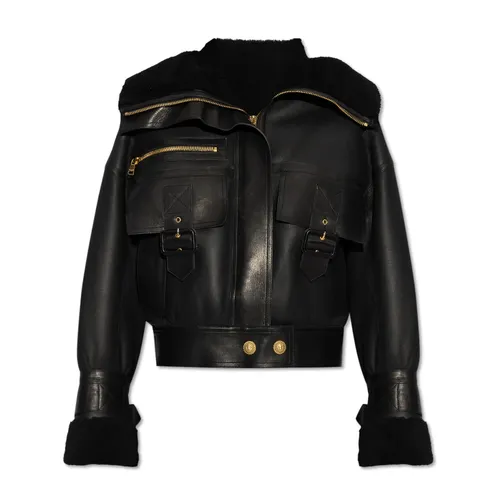 Jackets > Faux Fur & Shearling Jackets - - Balmain - Modalova