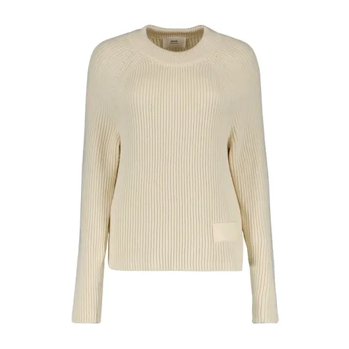 Knitwear > Round-neck Knitwear - - Ami Paris - Modalova
