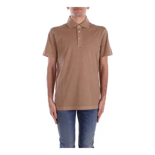 Fay - Tops > Polo Shirts - Brown - Fay - Modalova