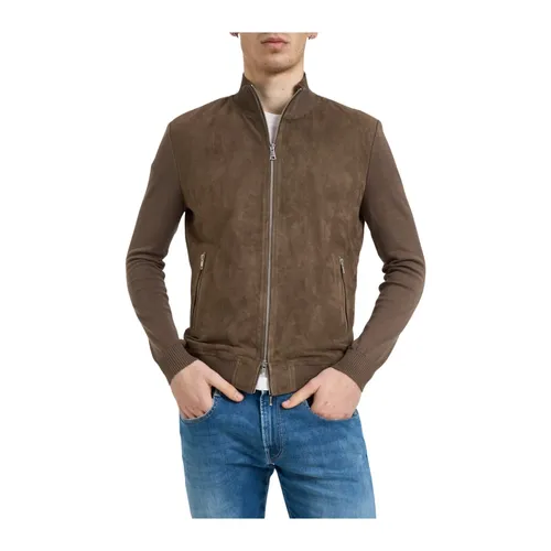 Jackets > Leather Jackets - - BomBoogie - Modalova