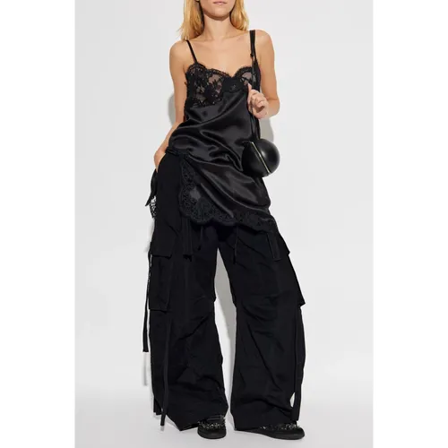 Trousers > Wide Trousers - - Dolce & Gabbana - Modalova