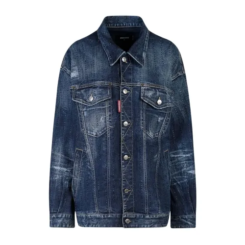 Jackets > Denim Jackets - - Dsquared2 - Modalova