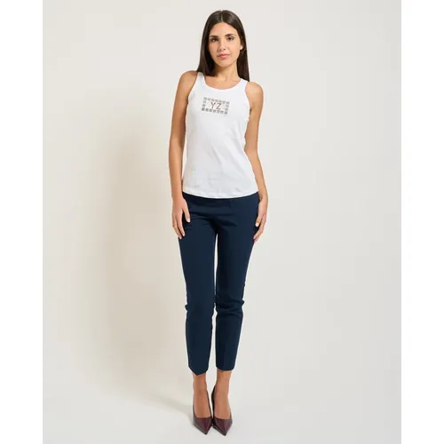 Trousers > Cropped Trousers - - YES ZEE - Modalova