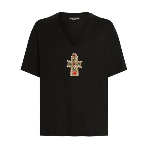Tops > T-Shirts - - Dolce & Gabbana - Modalova