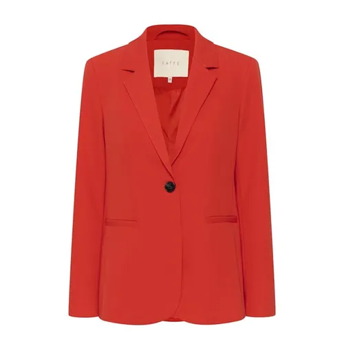 Kaffe - Jackets > Blazers - Red - Kaffe - Modalova