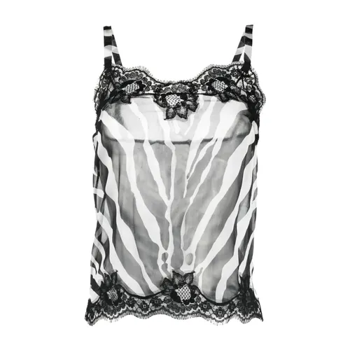 Tops > Sleeveless Tops - - Dolce & Gabbana - Modalova