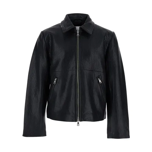 Jackets > Leather Jackets - - Won Hundred - Modalova