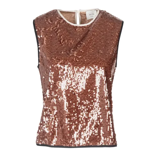 Tops > Sleeveless Tops - - Alysi - Modalova