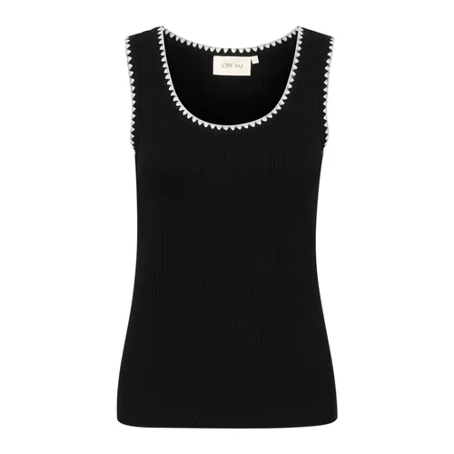 Tops > Sleeveless Tops - - Cream - Modalova