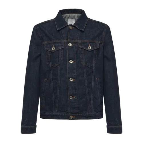 Jackets > Denim Jackets - - Eleventy - Modalova