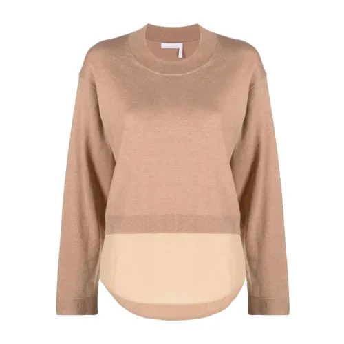 Knitwear > Round-neck Knitwear - - See by Chloé - Modalova