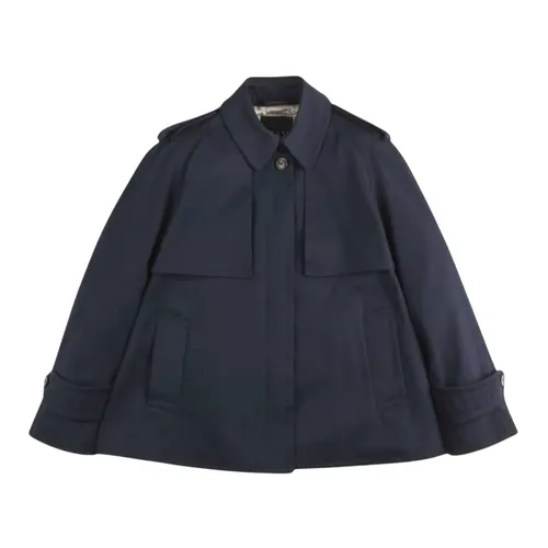 Fay - Coats > Trench Coats - Blue - Fay - Modalova