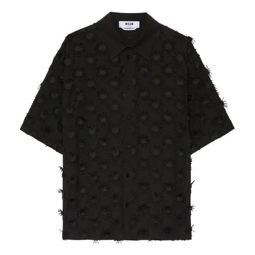 Shirts > Short Sleeve Shirts - - Msgm - Modalova