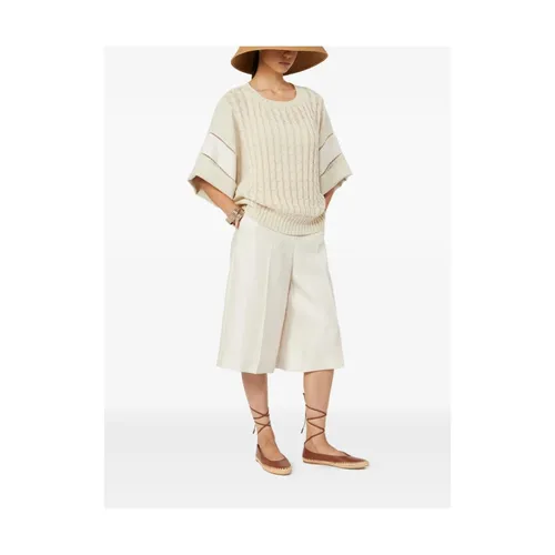 Trousers > Cropped Trousers - - Max Mara - Modalova