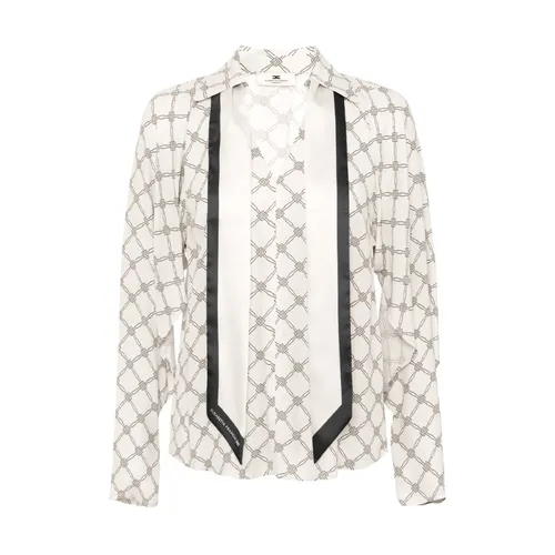 Blouses & Shirts > Shirts - - Elisabetta Franchi - Modalova